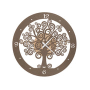 Orologio da parete particolare Albero della Vita piccolo Oro laccato e bronzo