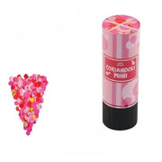 Trade Shop - Set 3 Pz Mini Tubo Spara Coriandoli Fucsia Cannone Feste Matrimonio Sposi 53529a -