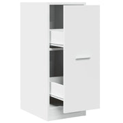 Mobiletto da farmacia contenitore per la cucina 30 x 41 x 77 cm design elegante e pratico legno bianco 02_0050601