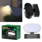 1 Pezzo Lampada Solare da Parete a Led con Sensore di Movimento 15 x 11 cm