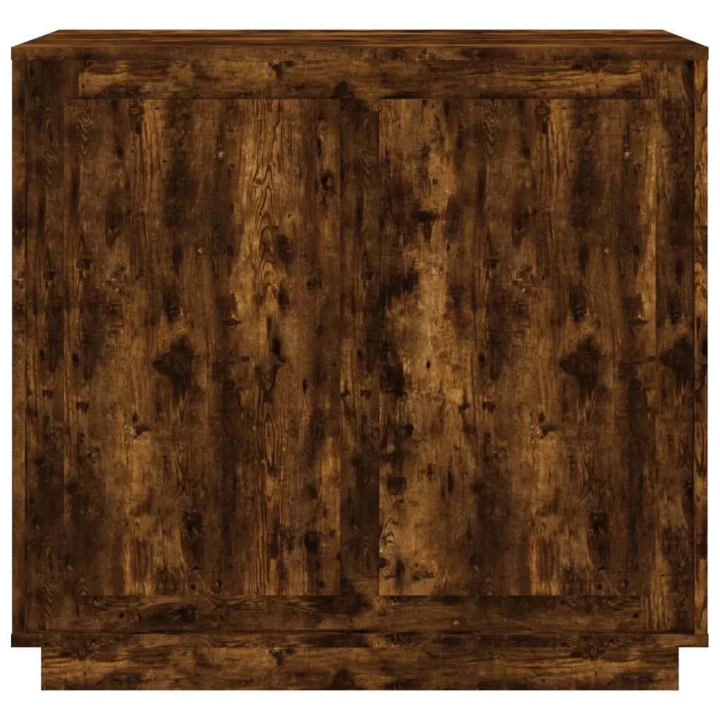 Credenza-Buffet-Armadio da cucina Rovere Fumo 80x34x75 cm in Legno Multistrato
