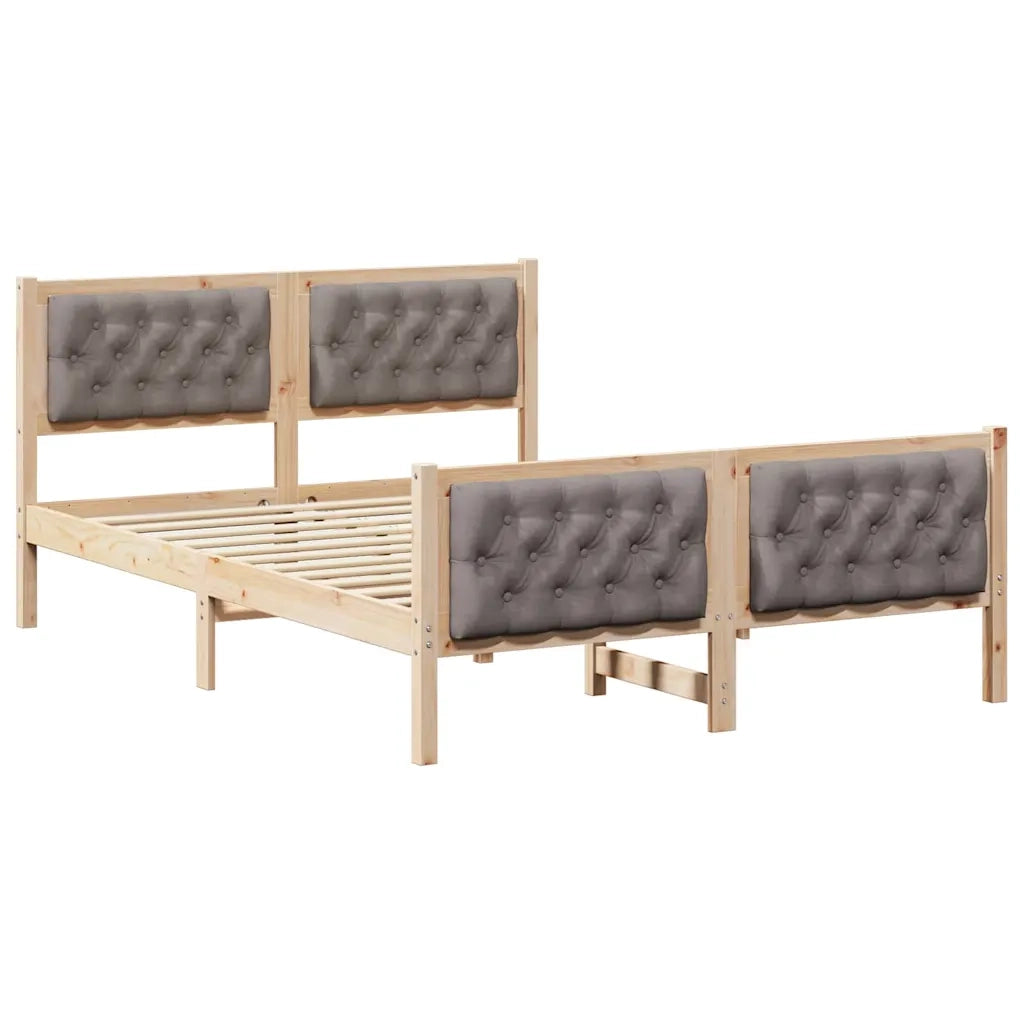 Struttura del letto Talpa 140 x 190 cm Pino massello 3394296