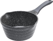 Pentola a induzione, 20 cm, grigia, piccola pentola con superficie antiaderente, pentola per latte, non in alluminio fuso, adatto a tutti i fornelli