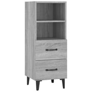 Credenza | Madia | Buffet da pranzo | Armadio da pranzo Grigio Sonoma 34,5x34x90 cm in Legno Multistrato