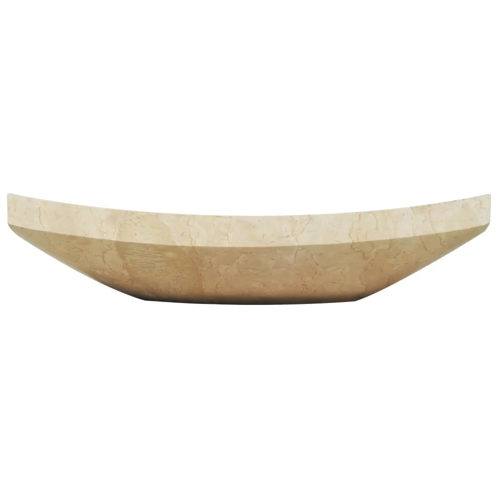 Lavandino 50x35x12 cm in Marmo Crema 142765