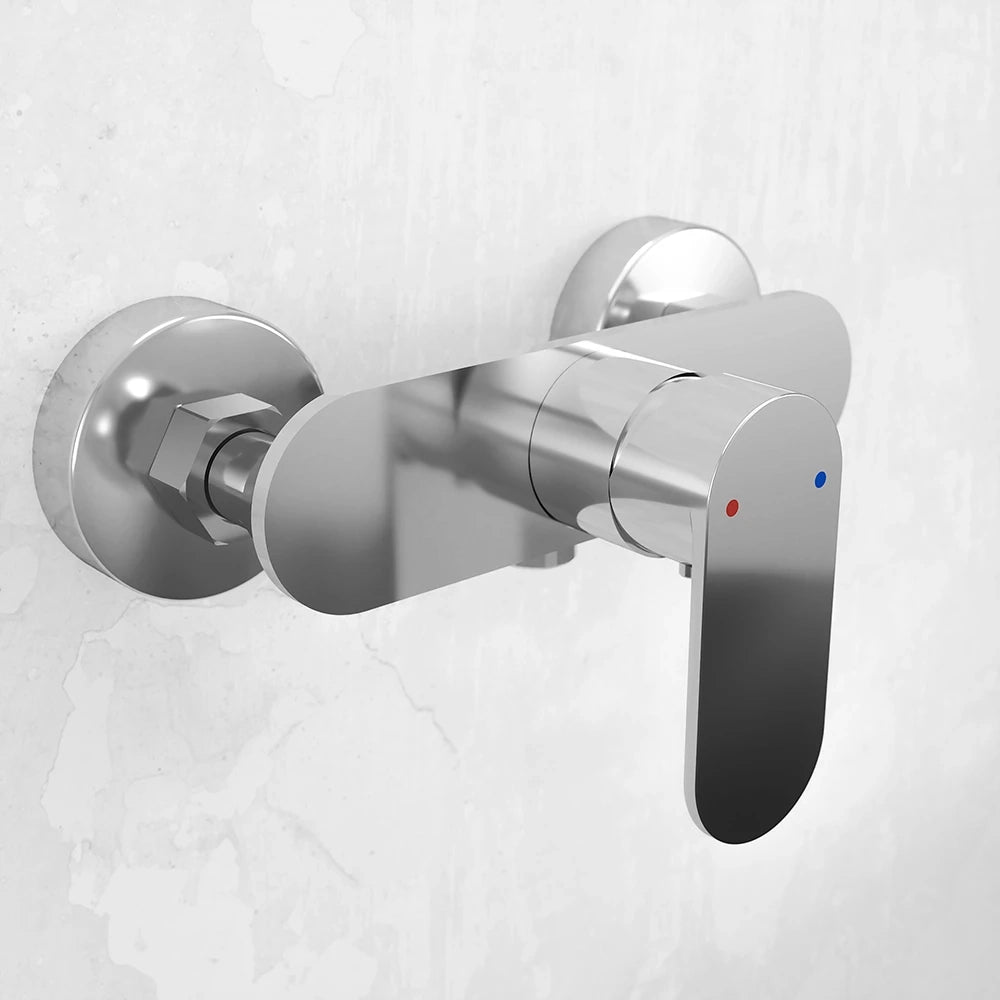 Set miscelatori: lavabo ad incasso bidet senza scarico ed esterno doccia cromato | Kerry