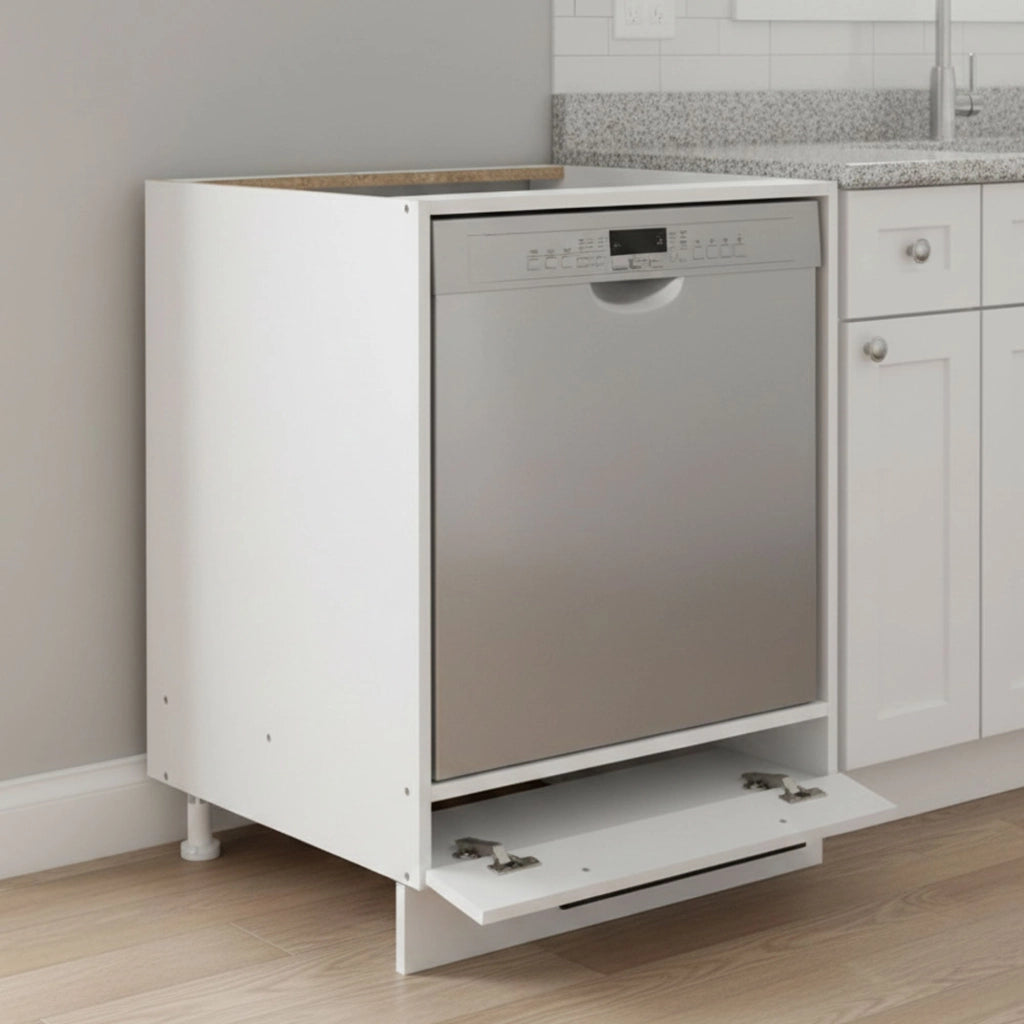 Mobile da Cucina Palmiano, Dispensa da Cucina un Cassetto, 60x55x82h cm Bianco