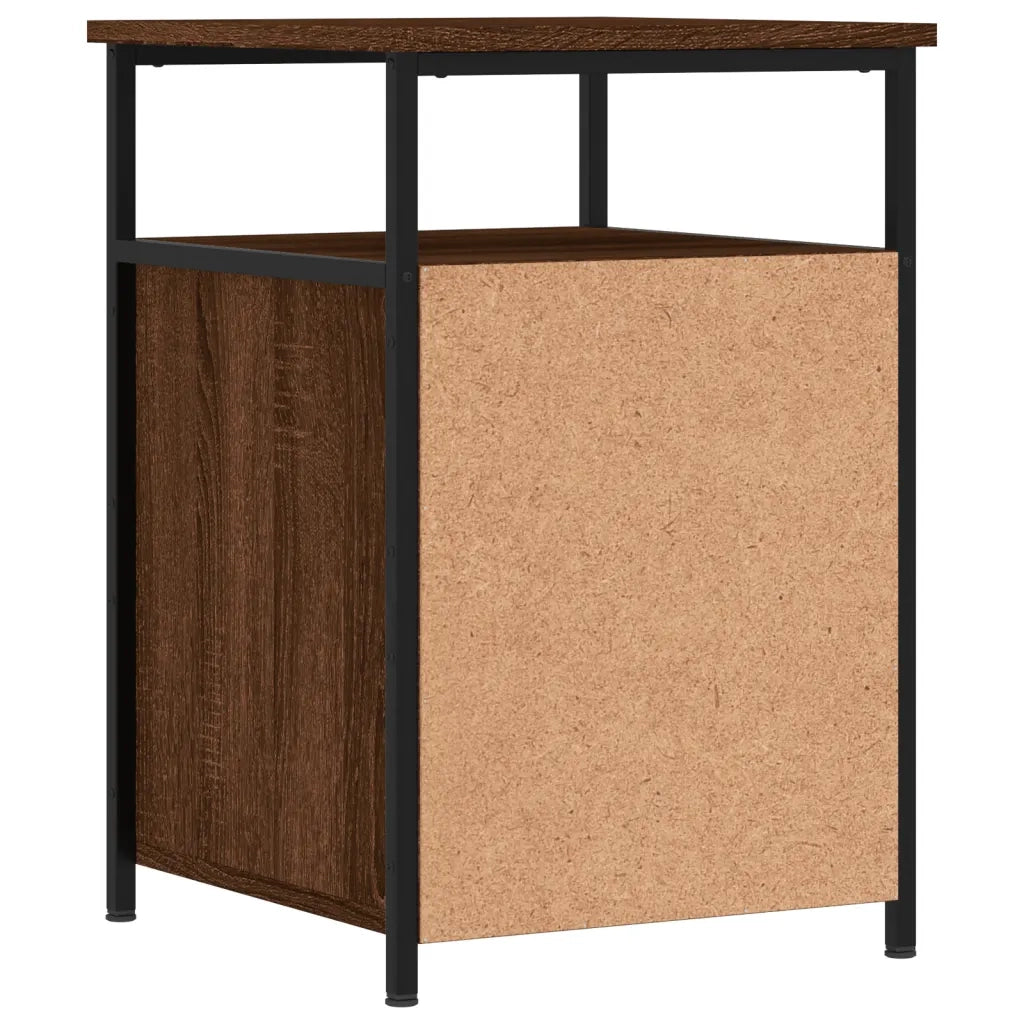 Comodini Rovere Marrone 2 pz 40x42x60 cm Legno Multistrato 826042