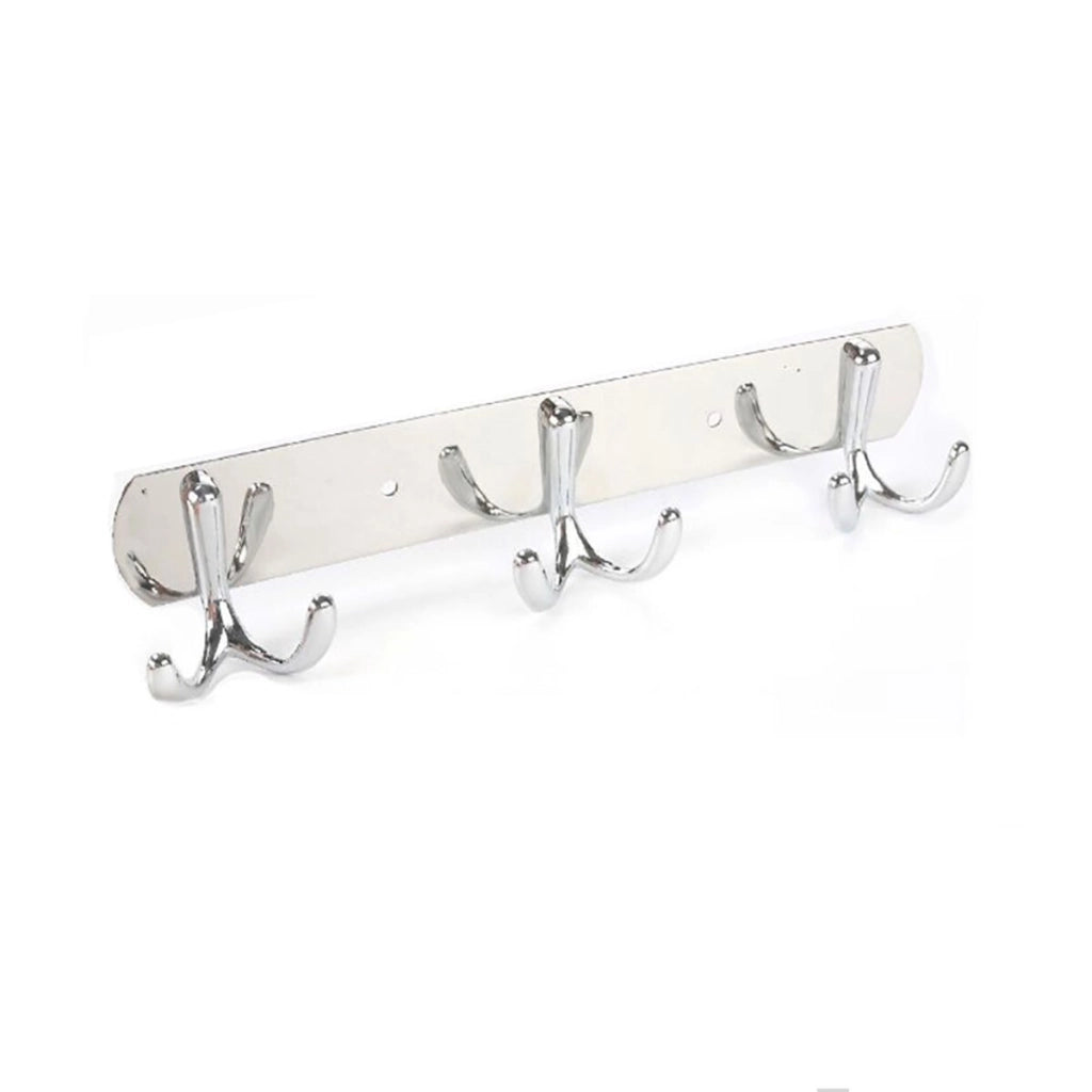 APPENDIABITI 3 GANCI BAGNO MURO GANCIO ASCIUGAMANI CASA CROMATO DA PARETE 03455