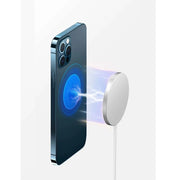 Trade Shop - Caricatore Senza Fili Magnetico Compatibile Con Iphone 12 Ricarica Veloce -