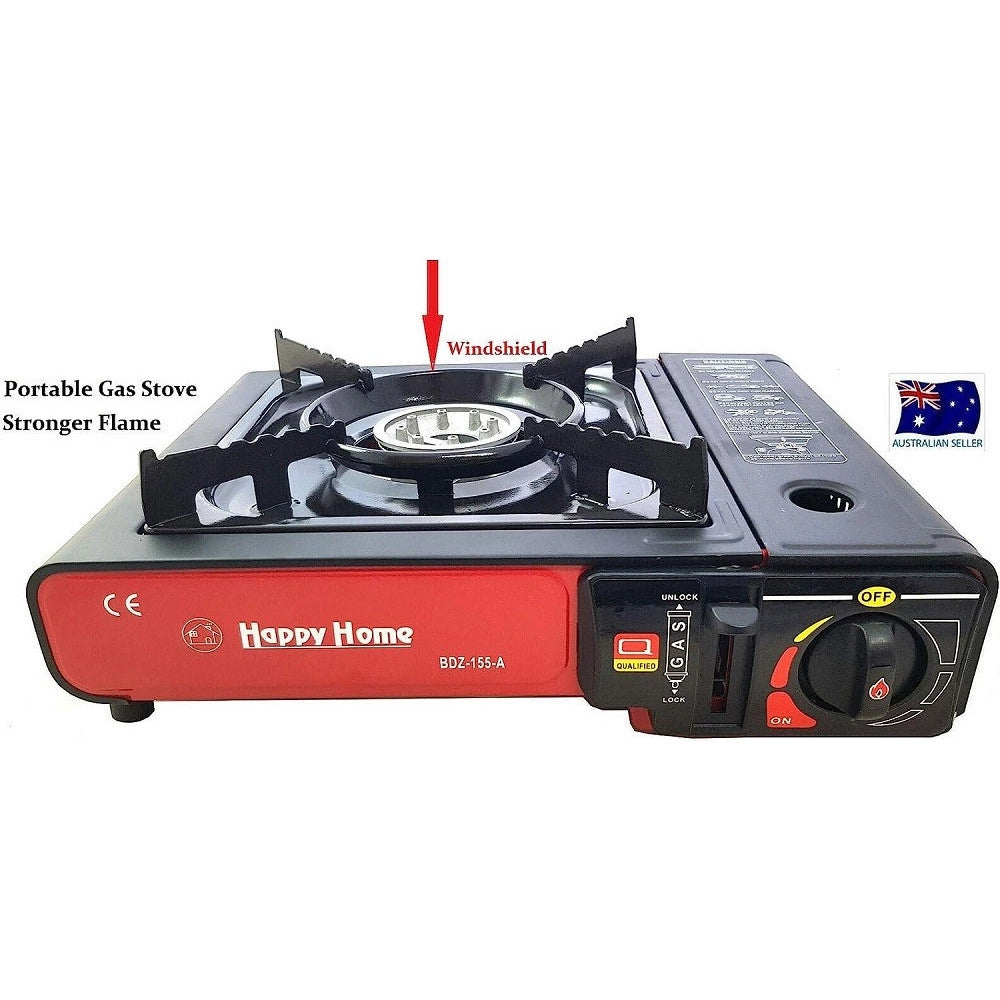 Trade Shop - Fornello A Gas Singolo Portatile Con Custodia Bdz-155-a Per Campeggio Hot Pot -