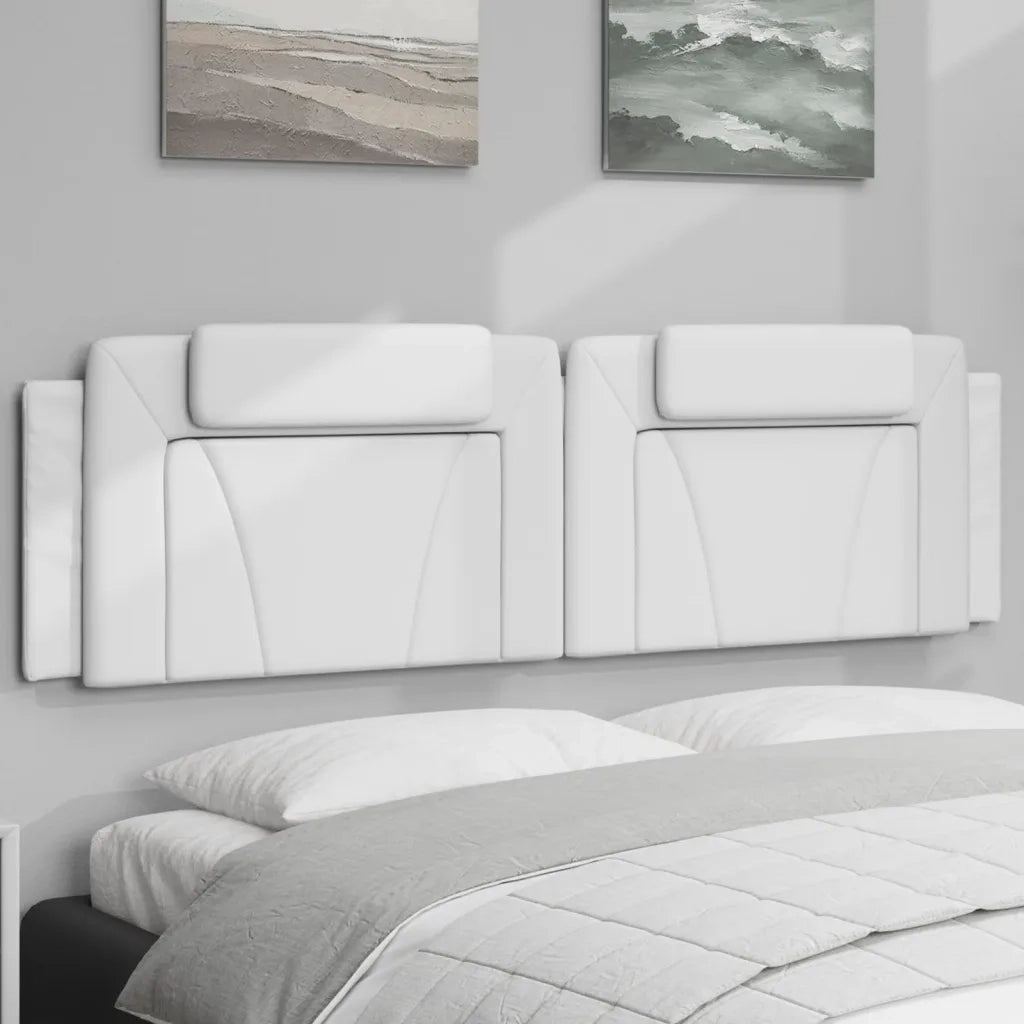 Cuscino Testiera Viana Bianco 180 cm in Similpelle CFW3907994