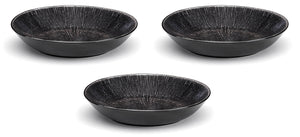 Set 3 Insalatiere Ø27,5 cm in Gres Kaleidos Sirius Nere