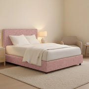 Gosport, Letto Piazza e Mezza Sfoderabile Made in Italy, Rosa
