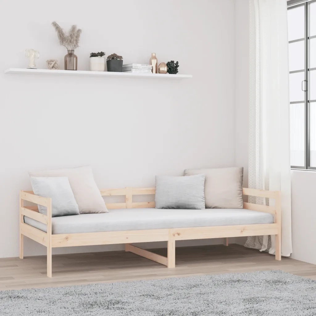 Dormeuse 80x200 cm in Legno Massello di Pino cod mxl 60823