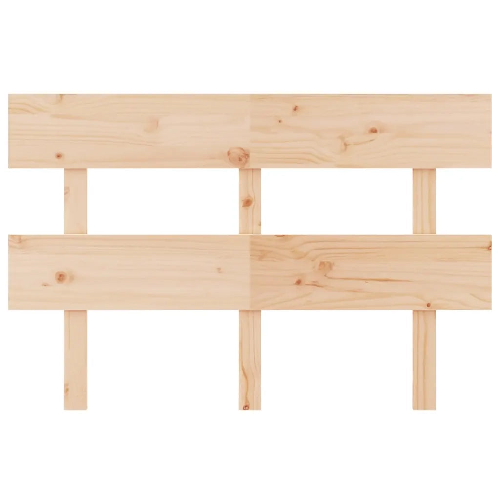 Testiera per Letto-Testata-Testiera Decorativa 144x3x81 cm in Legno Massello di Pino