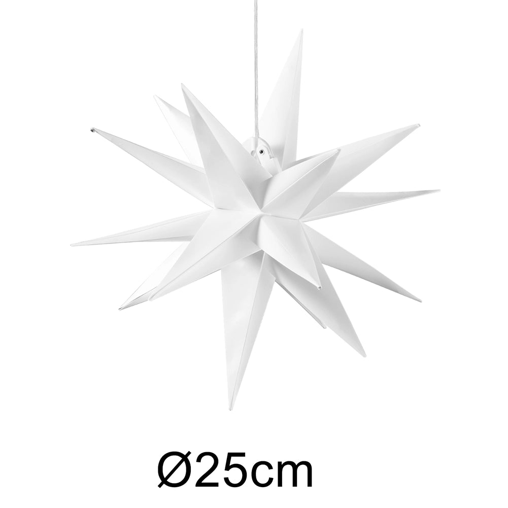 Stella Luminosa di Natale da Soffitto Decorazione Natalizia LED RGB 25cm con App