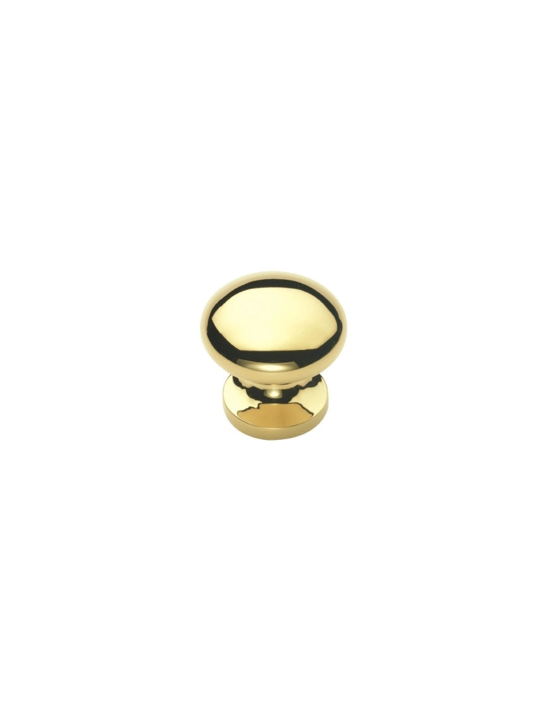 Pomello per porta, in ottone massiccio lucido, rivestimento titanio, Ø74mm base Ø56mm - THIRARD
