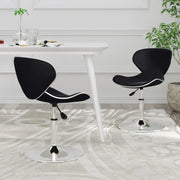 Sedie da Pranzo 2 pz Nere in Similpelle 335120