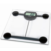 Trade Shop - Bilancia Pesapersone Digitale Ultrasottile In Vetro Pesa Persone Max. 180 Kg -