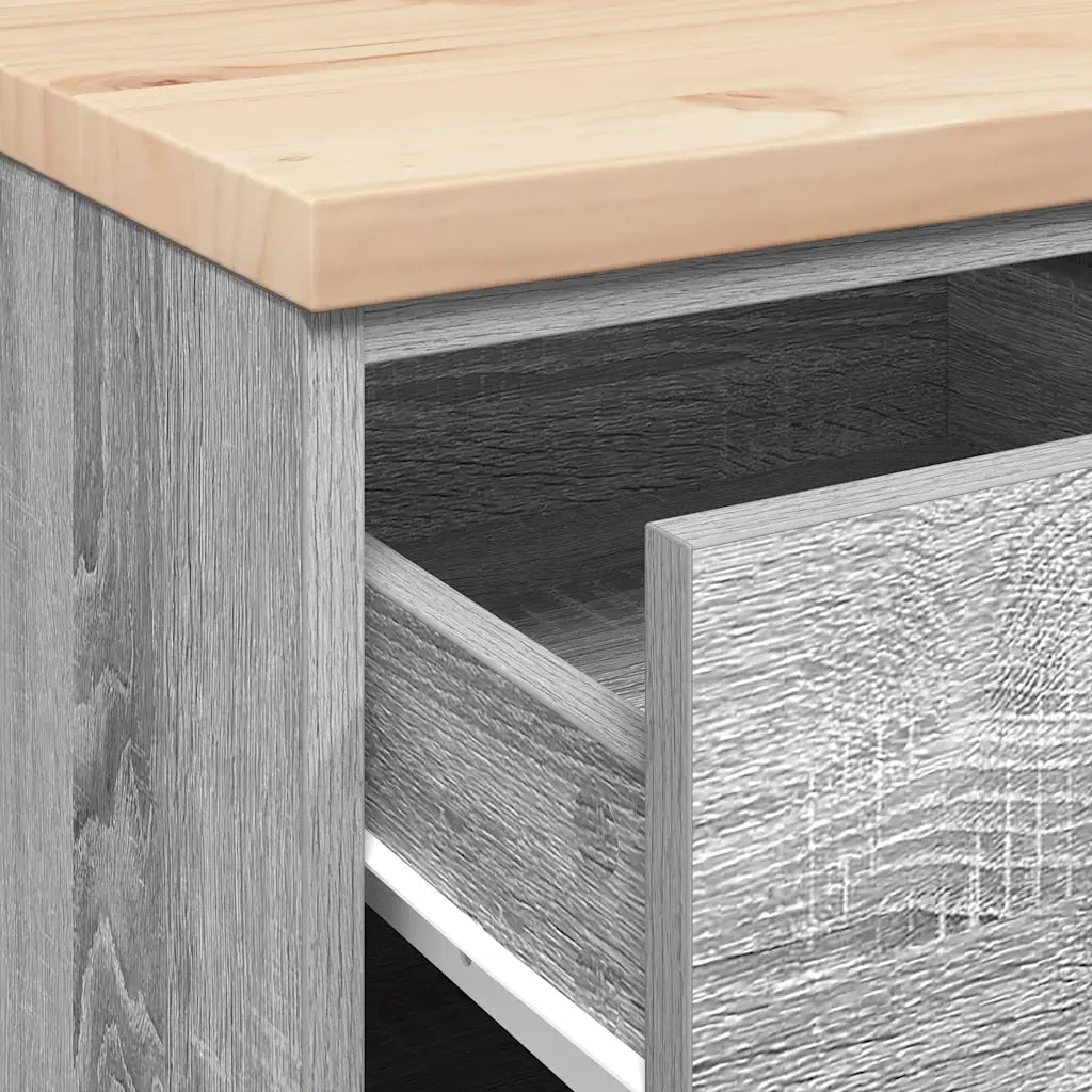 Armadietto per Garage Grigio Sonoma 40x51x85 cm 860594