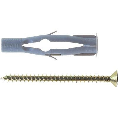 TASSELLO NYLON FU-V FISCHER - VITE TSP CAVA PZ FU  6X35 V CF=PZ 100- 1 confezioni
