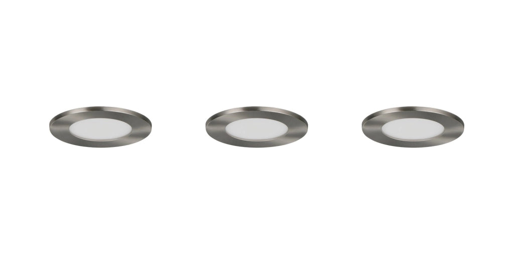 Faretto da incasso LED HIMAL Trio 3x IP65 argento