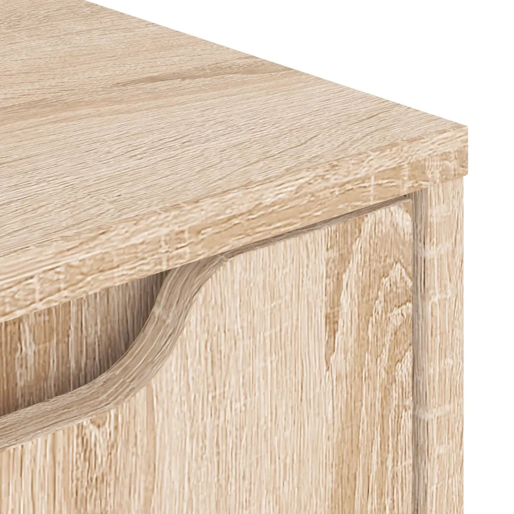 Comodino VISNES Rovere Sonoma 45x40x50 cm in Legno Multistrato 4108283