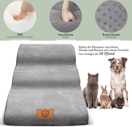 Trappolo per cani e gatti per letto, divano, schiuma alta densità, lavabile, dimensioni 44 x 30 x 28 cm;
