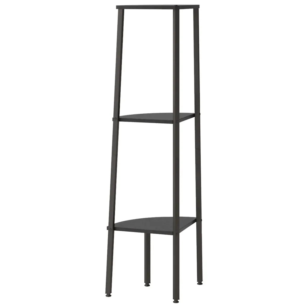 Scaffale Angolare a 3 Livelli Nero 45,5x31,5x120 cm CFW4242465