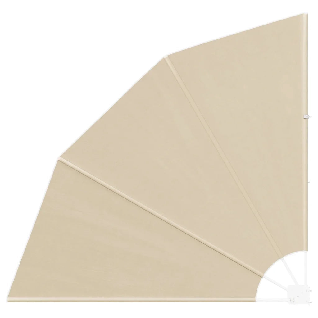 Schermo di Privacy per Balcone Beige 140 x 140 cm Poliestere 42000925
