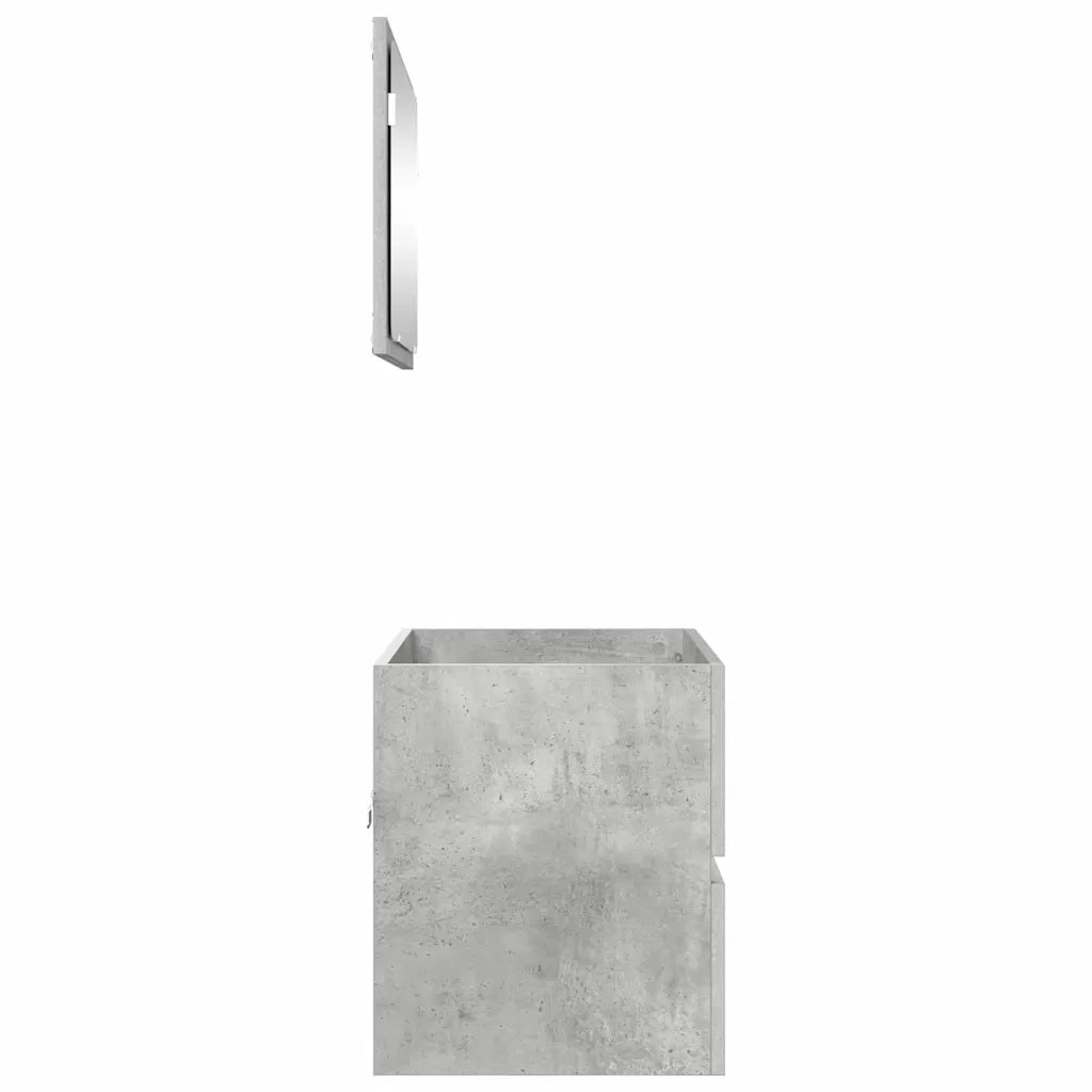 Set di mobili per il bagno Grigio cemento 60 x 38,3 x 45 cm
