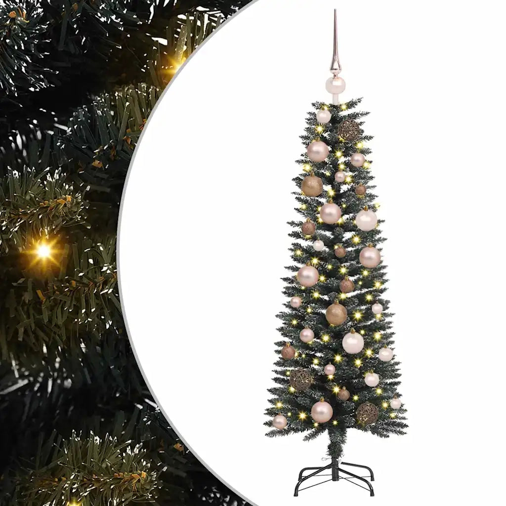 Albero di Natale artificiale con 150 LED Verde 120 cm 3395914