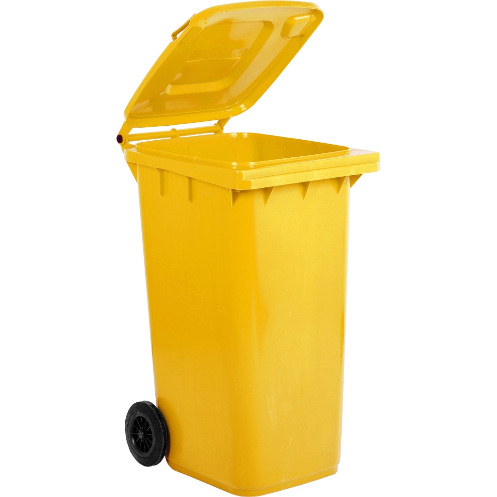 PATTUMIERA 240 L C/RUOTE GIALLO MP- 1,0 pz