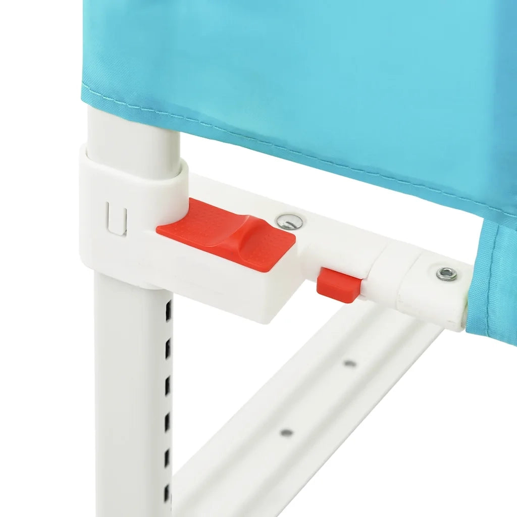 Sponda Letto di Sicurezza per Bambini Blu 140x25 cm in Tessuto 10210