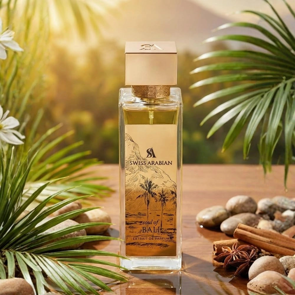 Soul of Bali Extrait Spray Unisex 100 ml – Profumo di lusso di lunga durata per uomo e donna – Profumo esotico con note floreali orientali