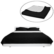 Copriletto Reversibile Nero/Bianco 220 x 240 cm 130887