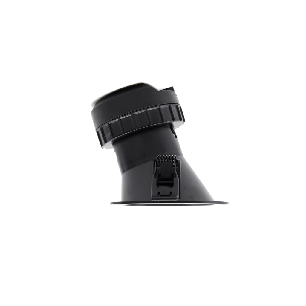 Pulcom Faretto LED da Incasso Asimmetrico 8W 38º con Tecnologia Switch CCT 2700K/3200K/4000K Finitura Nero Opaco per Illuminazione d'Interni