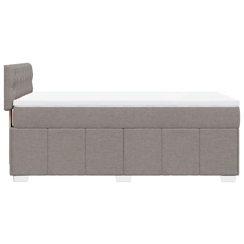 Giroletto a Molle con Materasso Tortora 80x200 cm inTessuto 3286906