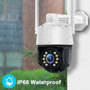 Camera di sicurezza PTZ 5MP con zoom 36x Pan Tilt 355° Visibilità IP66 Resistenze all'acqua Esterno con connessione WiFi Porta rete cablata Modalità doppia 2 vie Conversazione Detettore di movimento