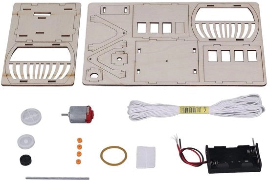 Kit di costruzione educativo per modellismo - Pacchetto di legno - Set di esperimenti scientifici - Abilità di osservazione - Pensiero critico - Adatto per bambini
