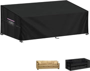 Borsa per Bancopark 3-4 Posti | Protezione UV per Mobili Esterni | Respirante e Resistente alle Scalfitture | Inclusa Ventilazione e Tasca di Riposo | 220x85x71/61cm