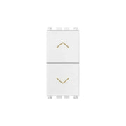 Due Pulsanti Interblocc.No+No 10A Bianco