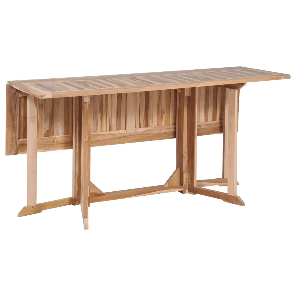 Set da Pranzo da Giardino 7 pz Pieghevole in Massello di Teak 44661