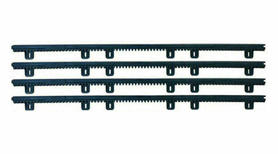 KIT CREMAGLIERA 4 MT 4MT METRI UNIVERSALE CANCELLO SCORREVOLE MOTORE MODULO
