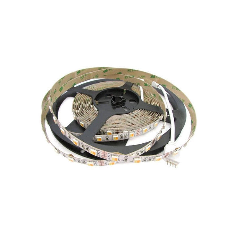Bobina Striscia Striscia Strip Led CCT 300 SMD 5050 WWR 12V Bianco Caldo Neutro Freddo Tutto In Uno Da 2700K A 10000K 5 Metri IP20