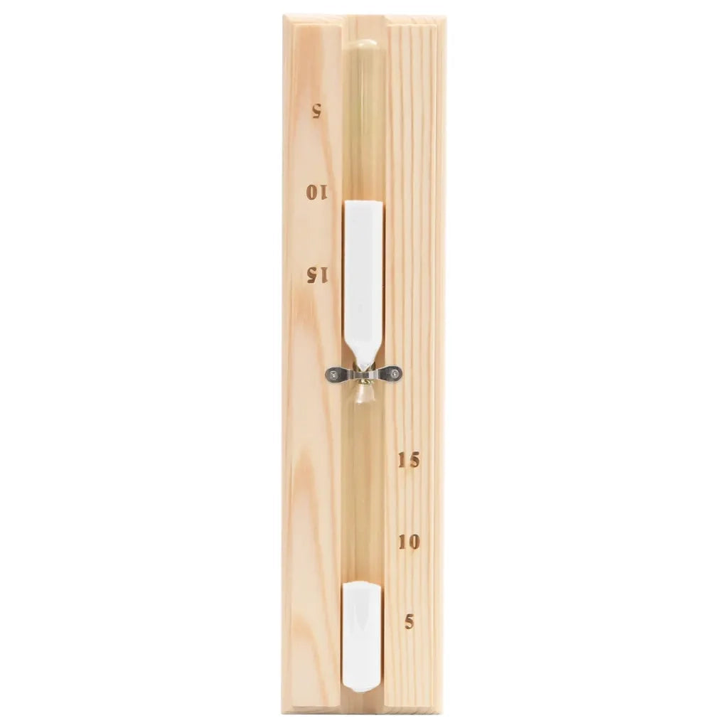 Set Timer Igrotermografo e Clessidra Sauna 2 in 1 Massello Pino CFW1038281