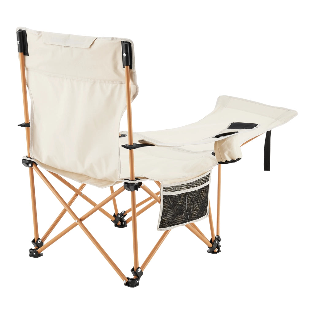 Set Bellante Pieghevole Tavolino e 2 Sedie Portatili - Beige casa.pro