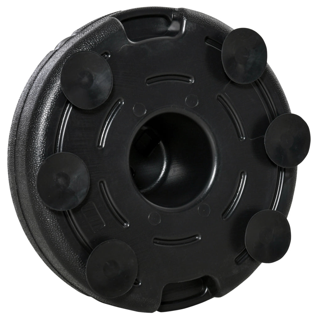 Sacco da boxe in piedi regolabile 133-151 cm con base, guanti e pompa ¨C zephmum ¨C nero e rosso