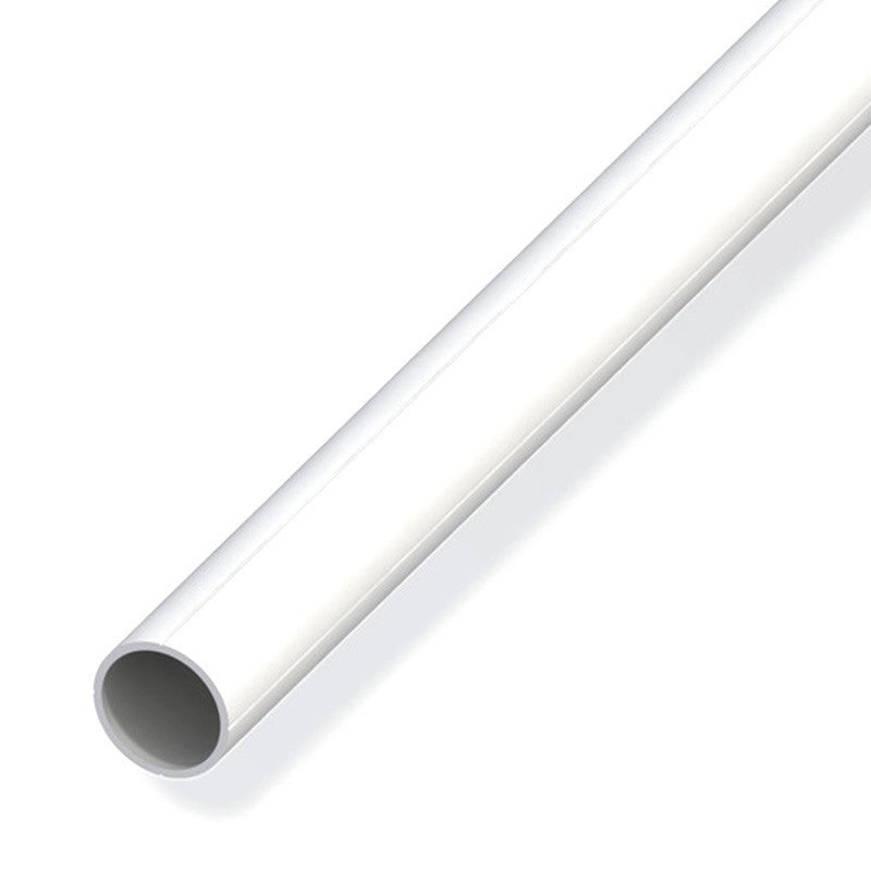 TUBO PER ARMADIO TONDO Ø 18 mm - Bianco - 3 metrilineari